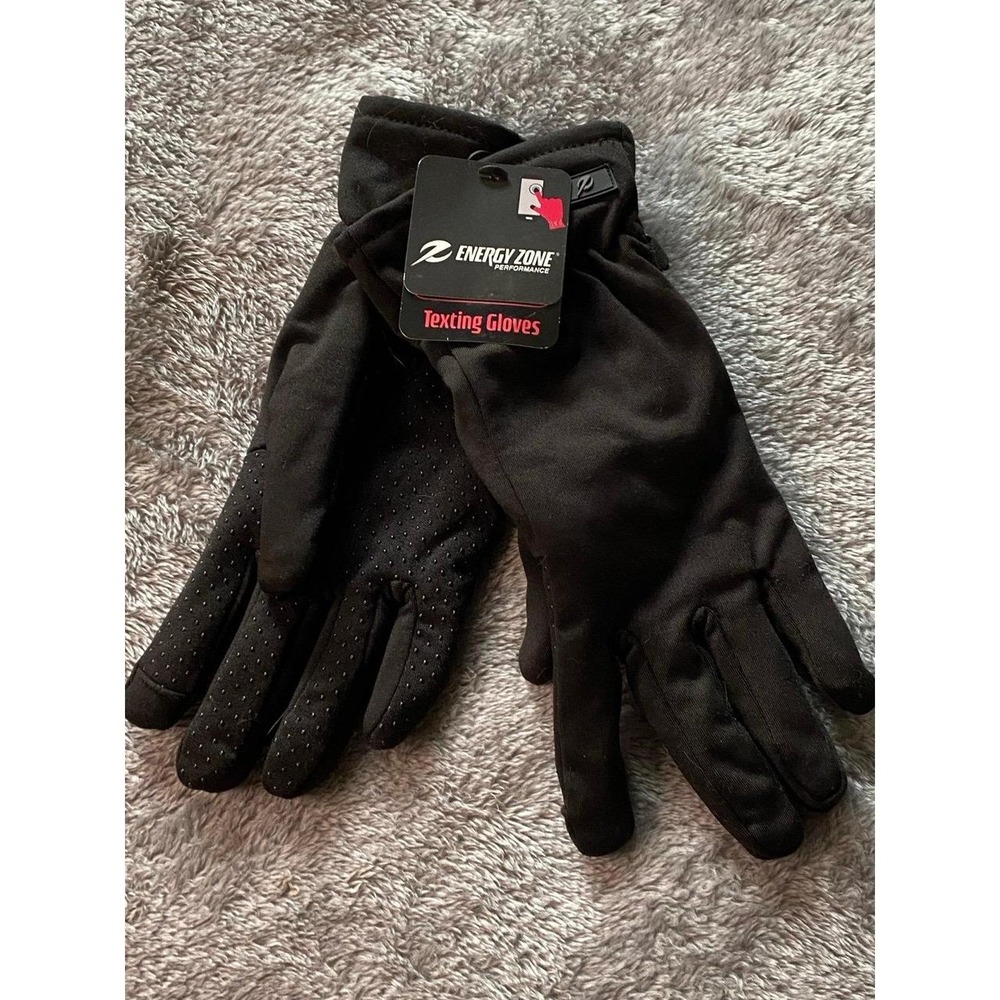 Texting Gloves Small Women New Tag Black Energy Zone s21